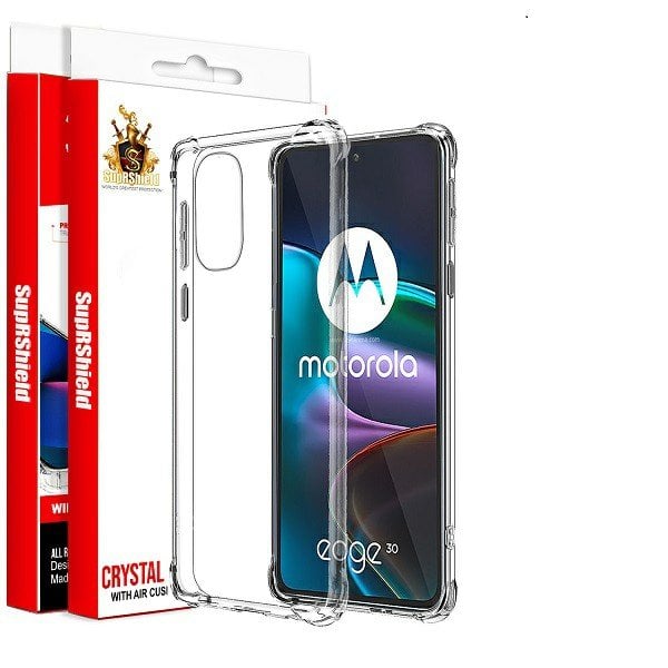 Motorola Moto Edge 30 5G Clear Case Shockproof Heavy Duty Gel Air Cushion Cover Motorola Moto Edge 30 5G Clear Case Shockproof Heavy Duty Gel Air Cushion Cover